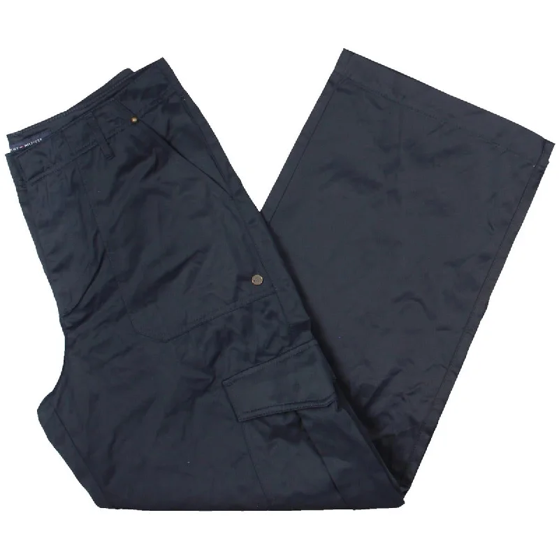 Plus Womens Deep Pockets Work Wear Cargo Pants Dapper Women's 1920S