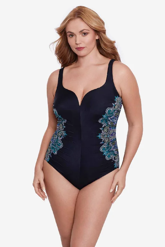 Plus Size Precioso Temptress One Piece Swimsuit Feminine Women's Style 