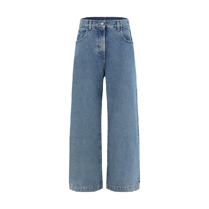 The Attico Women's Jeans Monochromatic All - in - one
