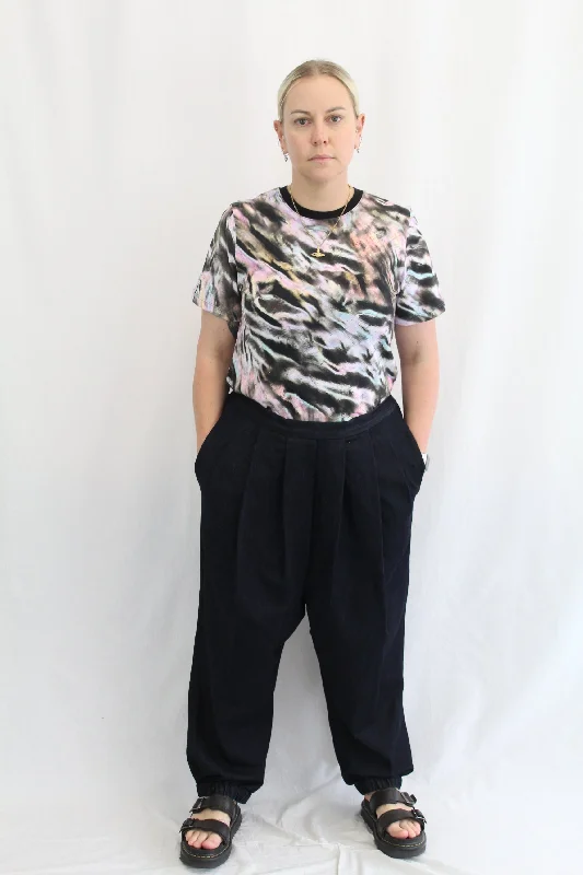 Julia Fong - Denim Jogger Sophisticated Women's Tailored