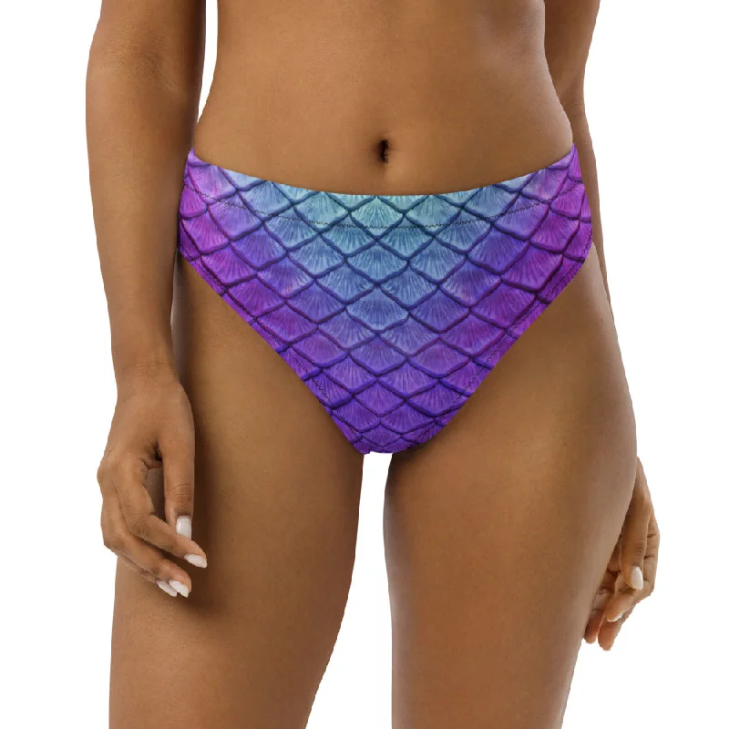 Island Iris Recycled High-Waisted Bikini Bottom Minimalist Women's Casual