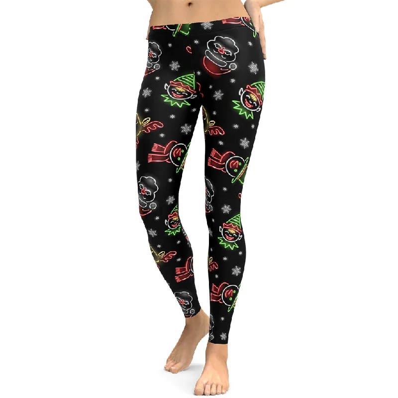 Neon Christmas Leggings Business