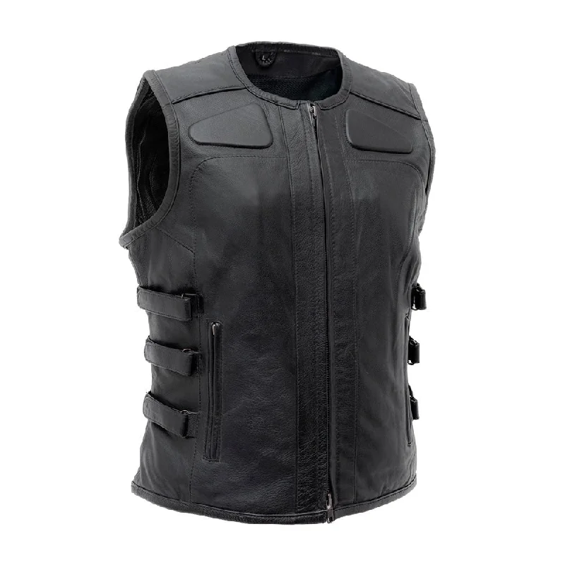 Katana - Women's Motorcycle Leather Vest Laid - back Women's Vibe