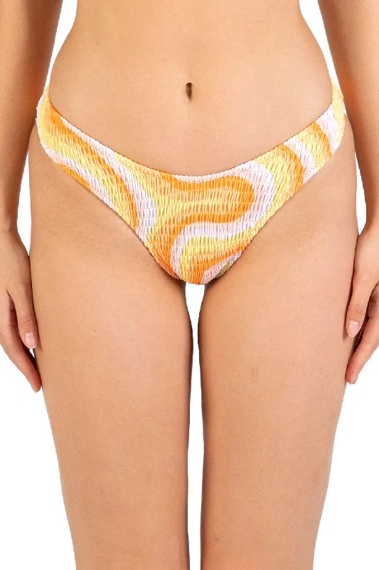 Last Summer Pleat Underwire Bikinis Bottom European