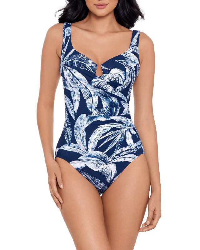 2024 Miraclesuit Tropical Toile Escape One Piece - 6560366 Cozy Women's Winter