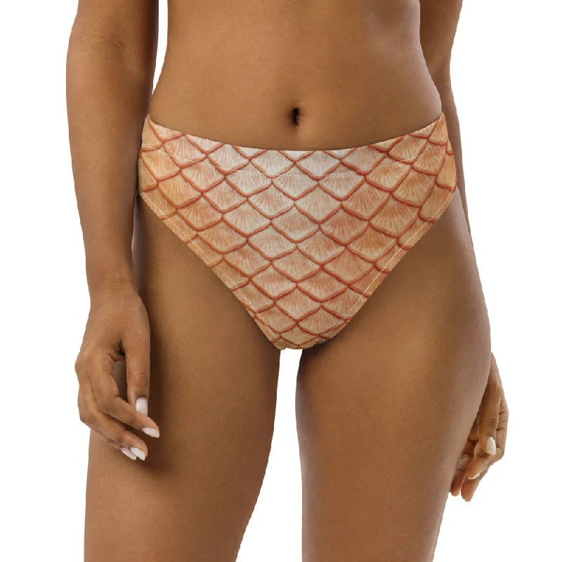 Classic Cleo Recycled High-Waisted Bikini Bottom Cashmere