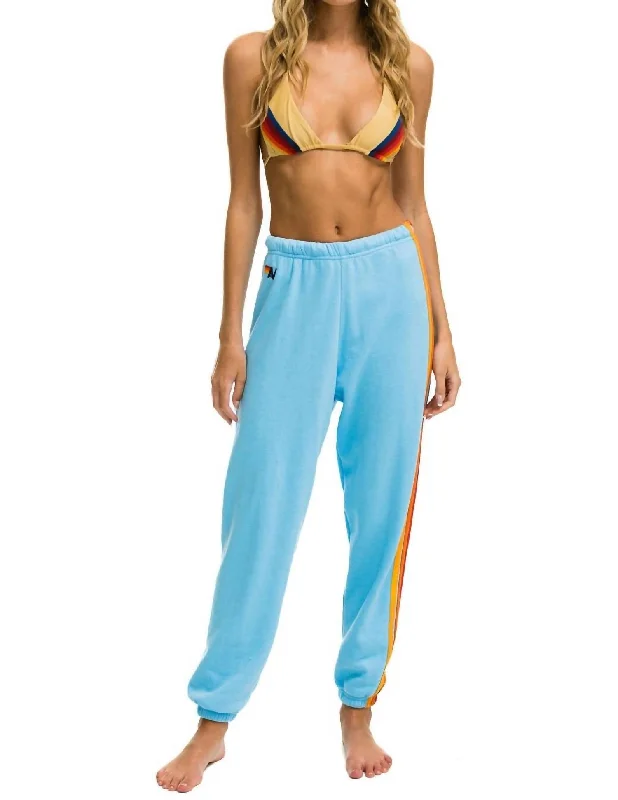 5-Stripe Sweatpants In Sky 2 Refined Women's Classic 