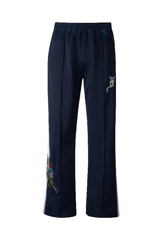 Womens Big Drag Tricot Tracksuit Joggers - Navy Vacation