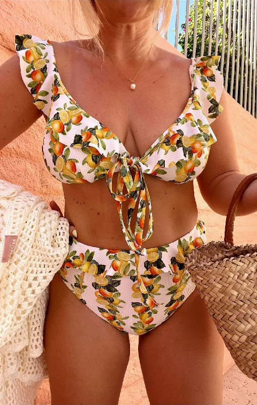Naples Top ~ Citrus in Georgia Rib Bold Women's Statement