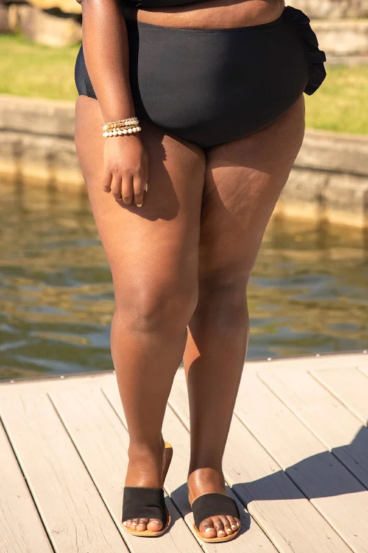 Swimming At Sunrise Swim Bottom, Black Women