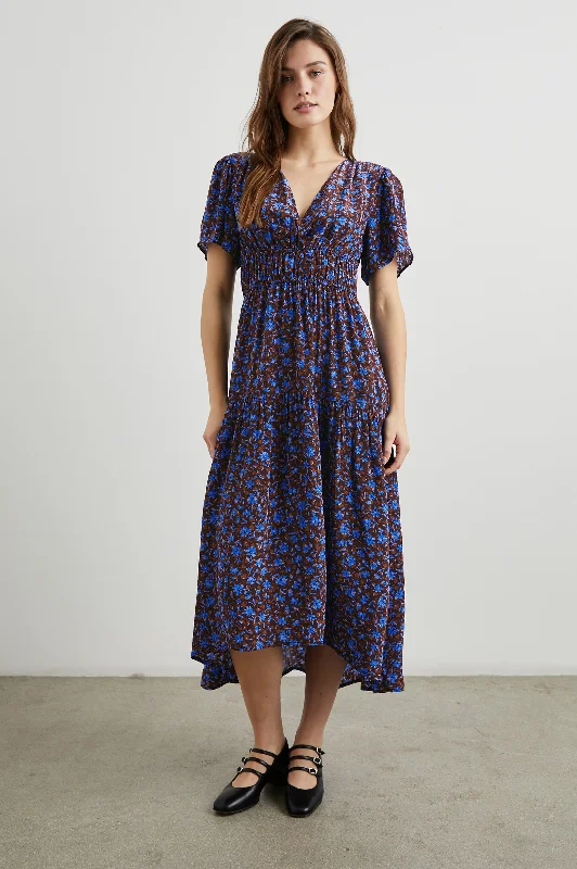 ADELAIDE DRESS - RUSSET CAMELLIA Street