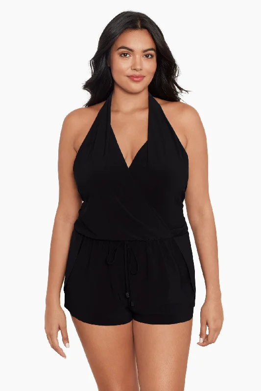 Plus Size Bianca One Piece Romper Swimsuit Practical Women's Multi - 