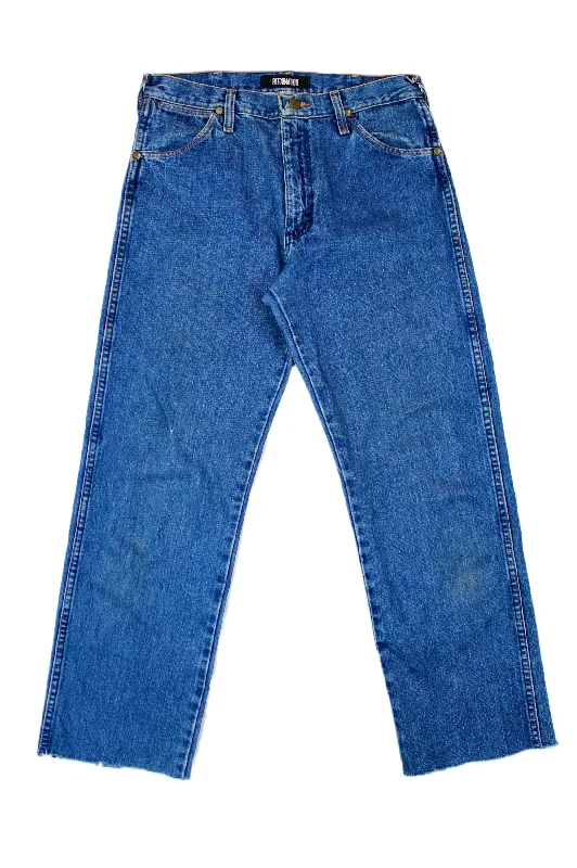 Reformation - Reworked Wrangler Jeans Cozy Women's Sherpa - lined