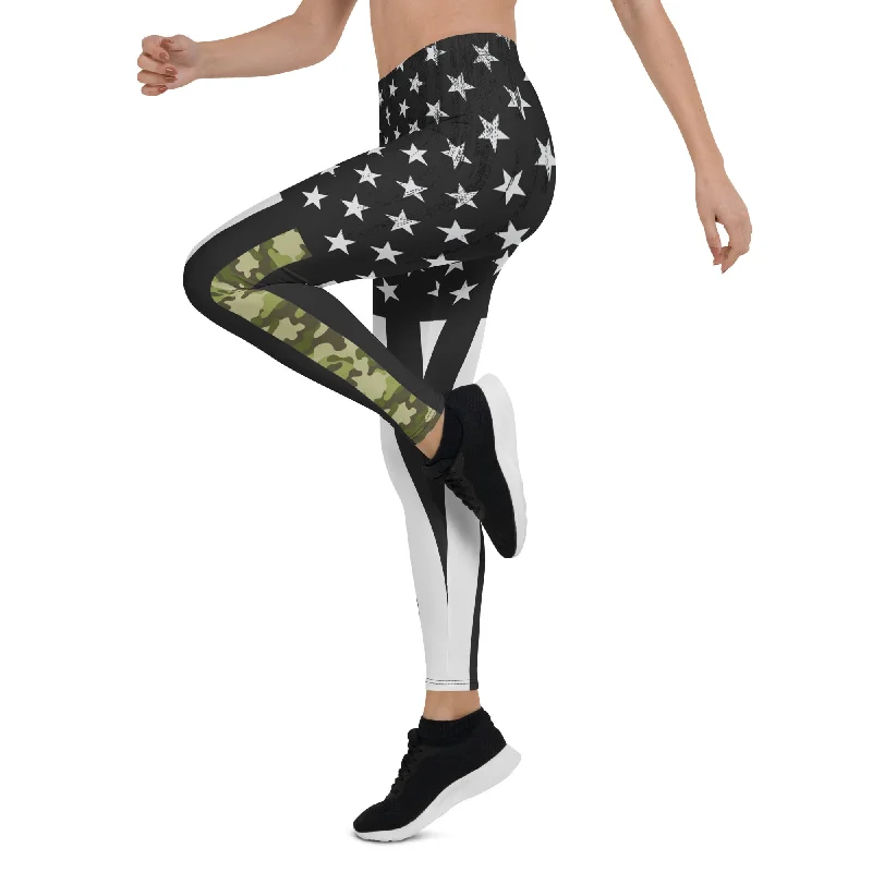 Armed Forces Leggings Luxurious Women's High -  end