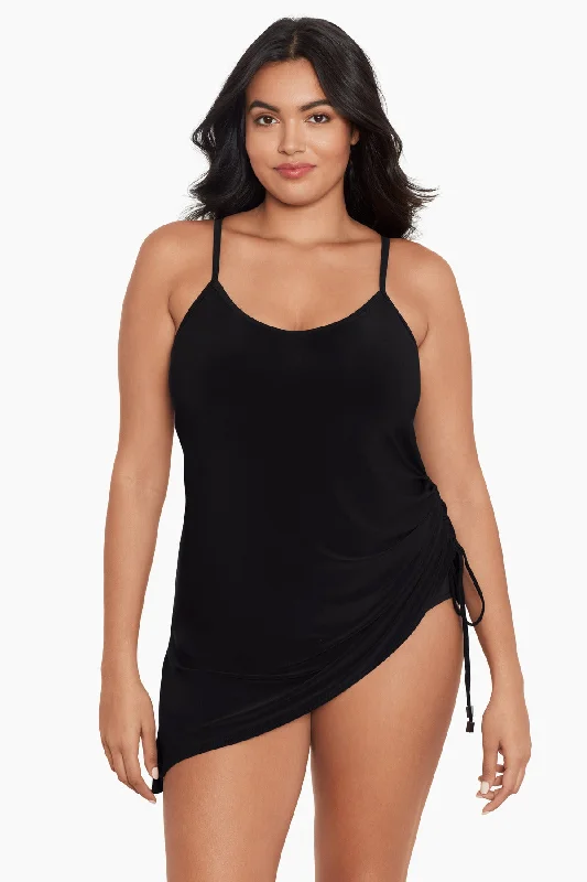 Plus Size Brynn Swim Dress Classic Women's Tweed