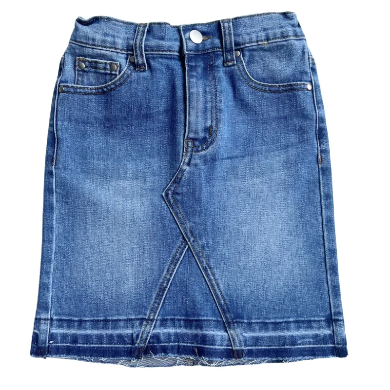 GIRLS Maya Denim in Md. Wash Casual Women's Loose - fitting