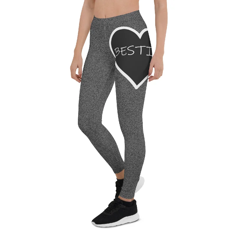 Bestie Two Leggings Sleek Women's Metallic