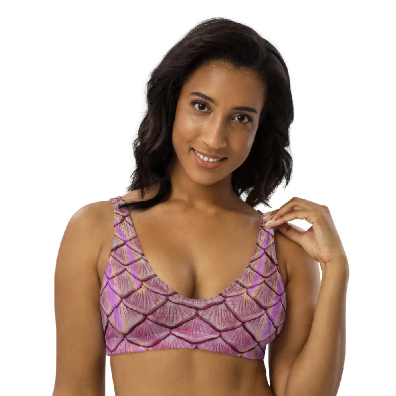Syrena's Song Recycled Padded Bikini Top British Gentlewoman Style