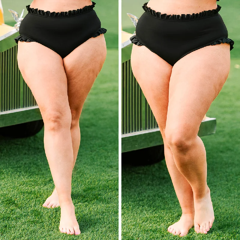 Summertime And Sunshine Swim Bottom, Black garde
