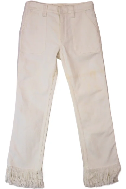 Chloe - Fringe Jeans Earthy Women's 