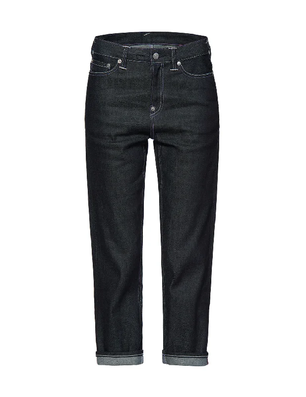 Ink-painted Daicock Embroidery Straight-legged Jeans Relaxed Women's Beachy