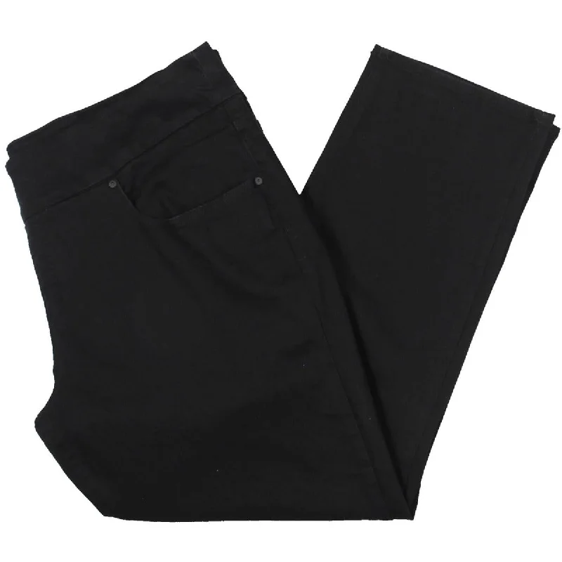 Plus Womens Stretch Mid Rise Skinny Jeans Youthful Women's Pop