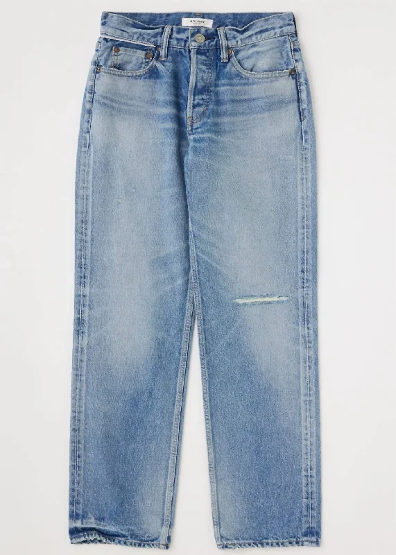 Women's Ballard Wide Straight Jeans In Light Blue Bohemian Women's Free