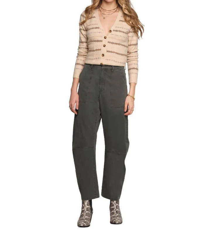 Lupita Pant In Jet Edgy Women's Punk