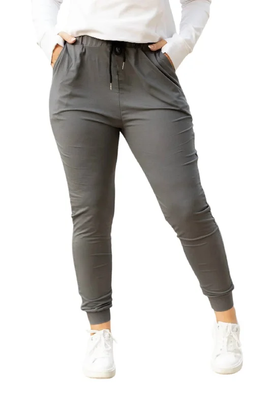 Cindy Joggers In Charcoal Relaxed Women's Beachy