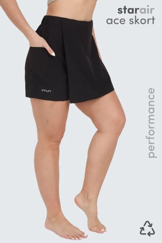 W StarAir Ace Skort - Black purpose
