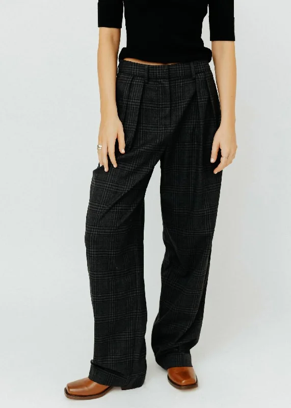 Eleanor Pants In Carbon Melange garde