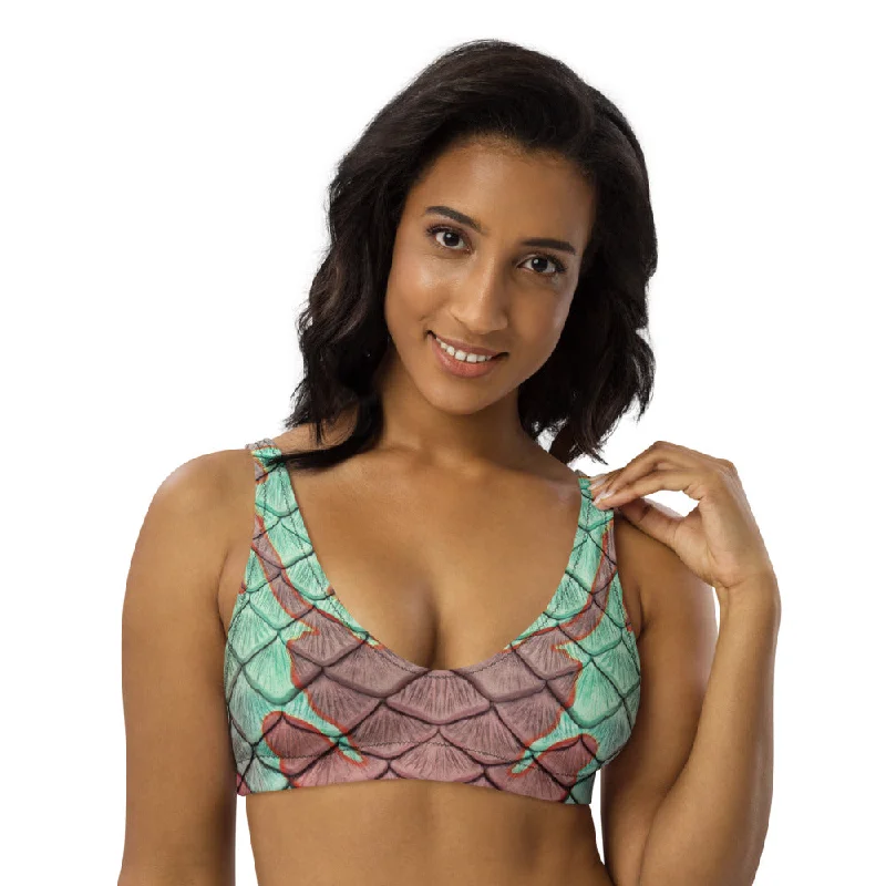The Nautilus Recycled Padded Bikini Top Refined Women's 