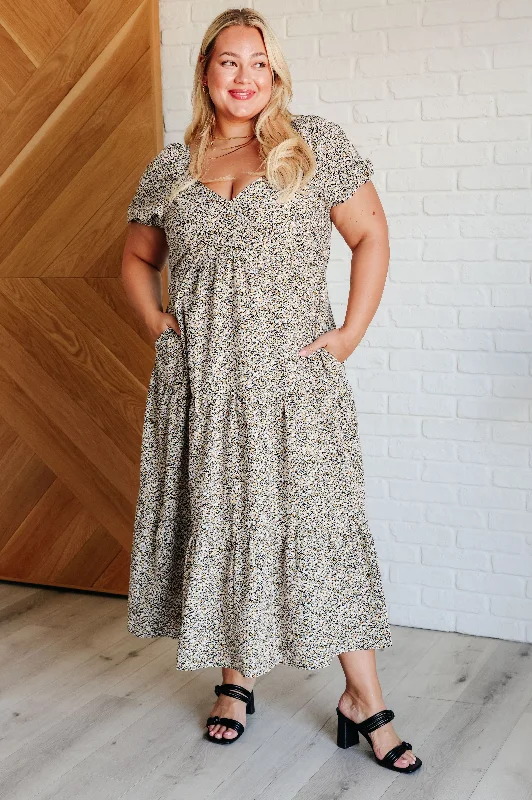 A Moment of Love Balloon Sleeve Dress Modern Women's Tech