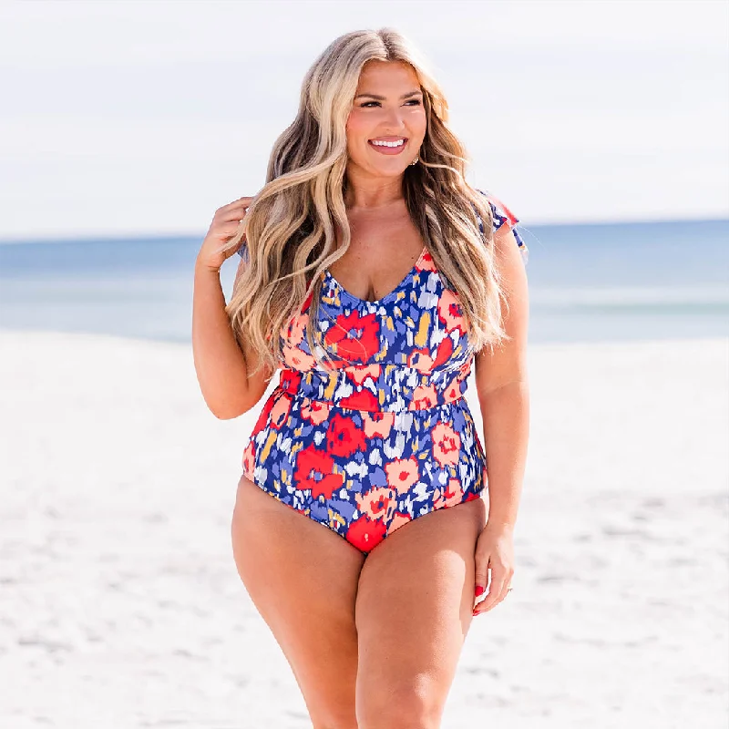 Spending My PTO Swimsuit, Multi Trendy Women's 