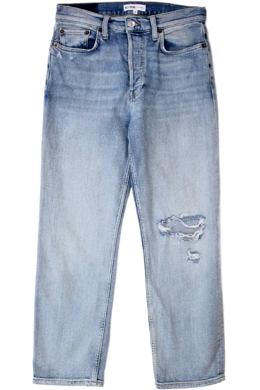 Re/Done Originals - Distressed Jeans Dapper Women's Bow - adorned