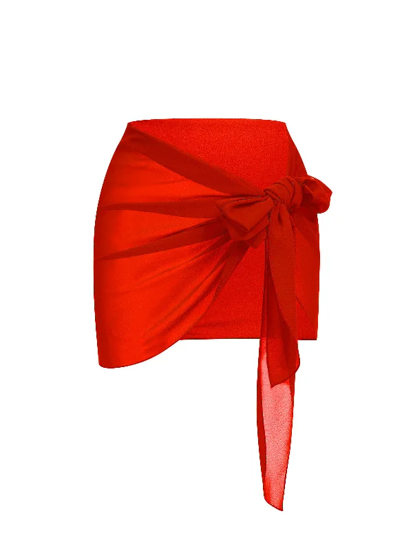 Vintage Solid Chiffon Sun Protection Cover-up Monochromatic Office Style