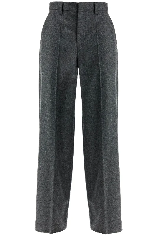 Brunello Cucinelli Women's Tailo Flannel Trousers For Rugged Women's Outdoor 