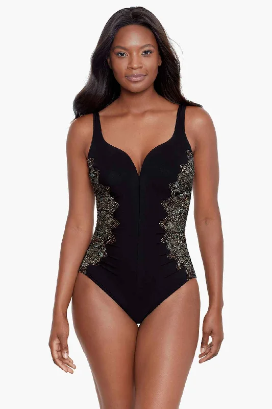 Petal Pusher Temptress One Piece Swimsuit Contemporary 