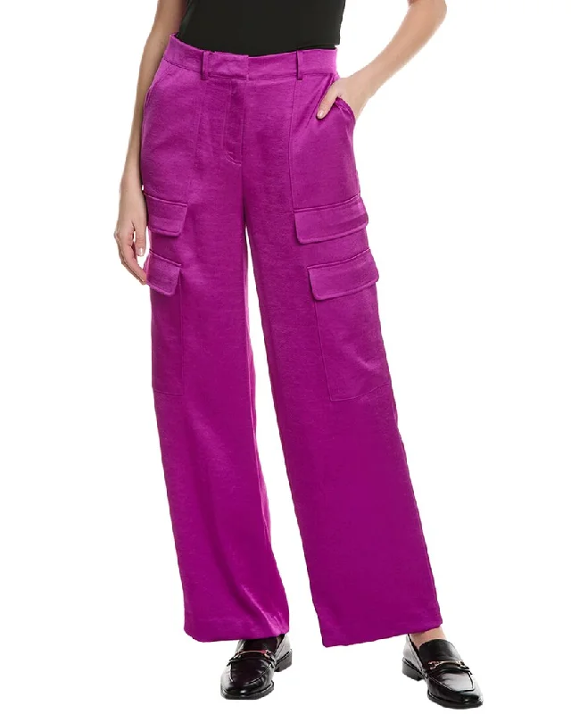 Kenneth Cole High-Rise Cargo Pant Cozy Women's Sherpa - lined