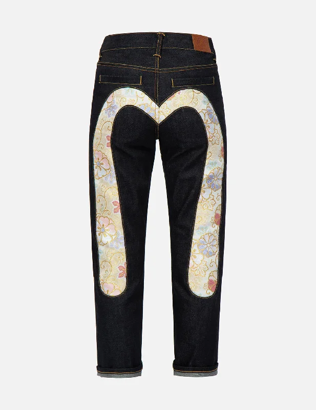 Brocade Daicock Insert Boyfriend Jeans Refined Women's 