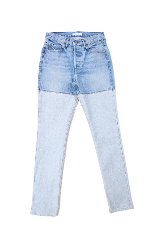 Grlfrnd - Contrast Panel Jeans Artistic Women's Avant - 