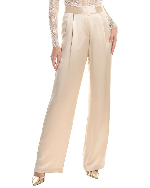 THE SEI Silk Wide Leg Pant Bold Women's Animal Print