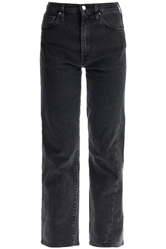 Toteme Women's Washed  Organic Cotton Jeans With Twisted Seams Dapper Women's Bow - adorned