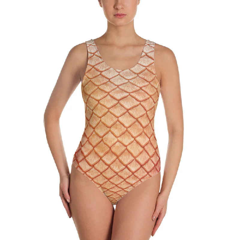 Classic Cleo One-Piece Swimsuit Stylish Women's Tropical 