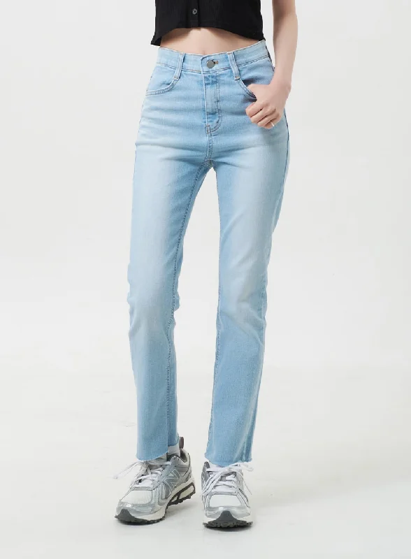 Straight Leg Jeans BY331 Sophisticated Women's 