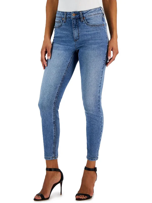 Womens High Rise Denim Skinny Jeans Luxurious Women's High -  end