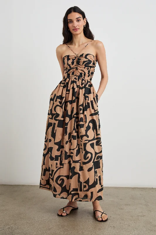 SILVIA DRESS - SANTORINI SAND Refined Women's Velvet