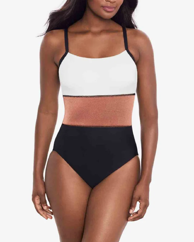 2024 Miraclesuit Spectra Trifecta One Piece Swimsuit - 6553254 Earthy Women's Hemp - based