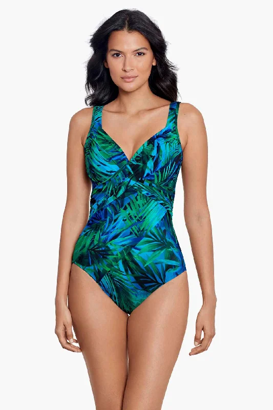 Palm Reeder Revele One Piece Swimsuit Luxurious Women's High -  end