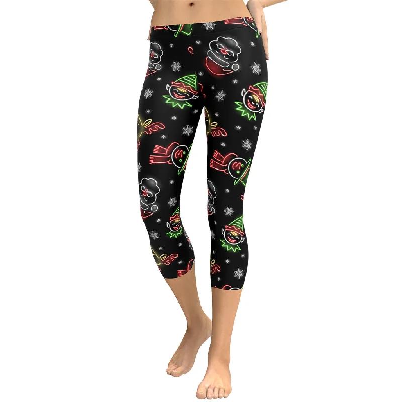 Neon Christmas Capris British Gentlewoman Style